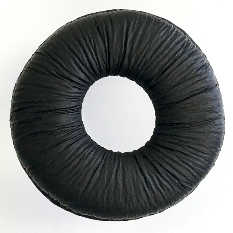 エンタープライズ製（日本製）　消耗品　イヤーパッド レザータイプ ブラック 1個入り　EN-LEP(BK) （メーカー標準添付品）