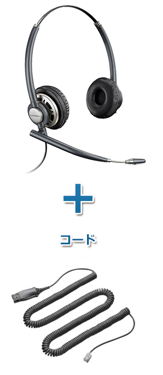 Plantronics（プラントロニクス）　HW720-72442-41　ヘッドセット(特定電話機用 HW720・HISケーブル 72442-41)
