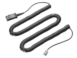 Plantronics（プラントロニクス）Poly 40702-01 アクセサリ QD/モジュラー　軽量カールコード（伸長時3m）