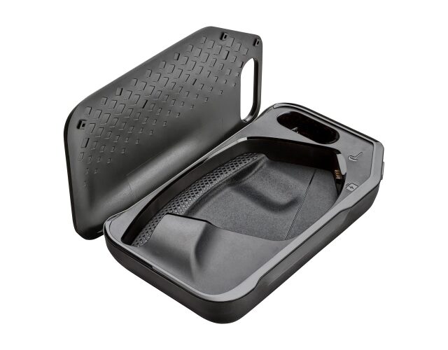 Poly Voyager5200 UC ワイヤレスイヤホン+充電ケース+ドングル Poly Voyager 5200 UC BT700ドングル ポータブル充電ケース付き