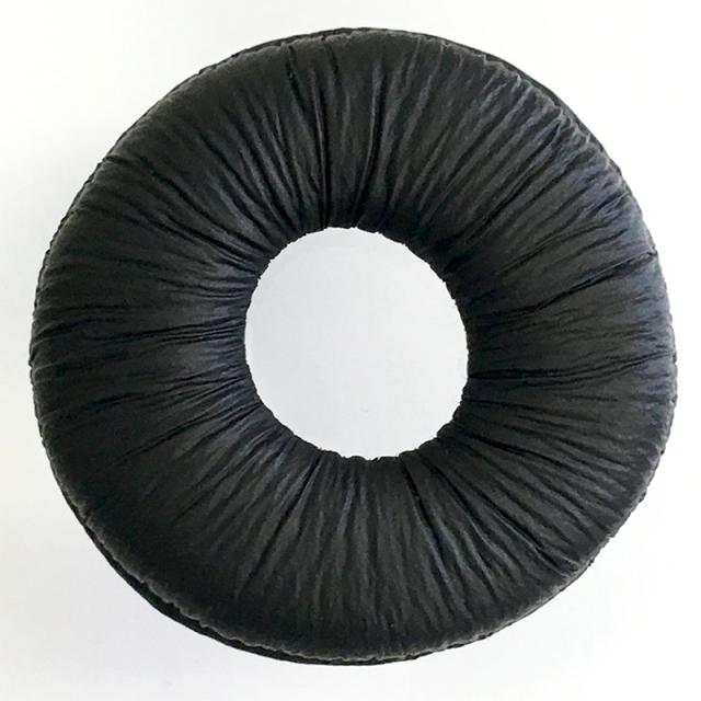 エンタープライズ製（日本製）　消耗品　イヤーパッド レザータイプ ブラック 1個入り　EN-LEP(BK) （メーカー標準添付品）