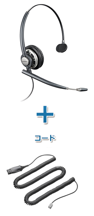 Plantronics（プラントロニクス）　HW710-72442-41　ヘッドセット(特定電話機用 HW710・HISケーブル 72442-41)