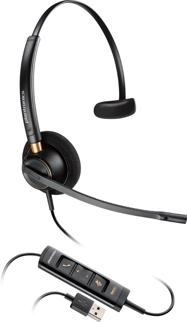 Plantronics プラントロニクス Hw515 Usb オーバーヘッド ノイズキャンセル機能 Usbヘッドセット