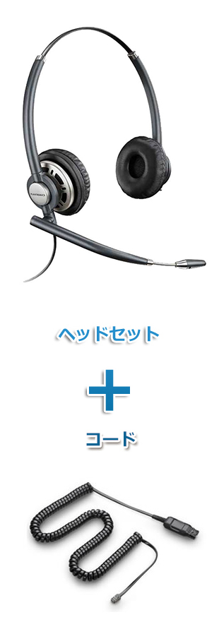Plantronics（プラントロニクス）　HW720-49323-46　ヘッドセット(特定電話機用 HW720・HICケーブル 49323-46)