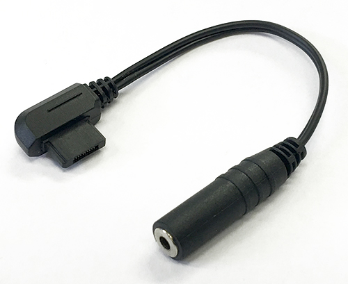 2.5mmプラグ用 平型端子 変換コード VH-0201FC（ポリ袋入）ブラック