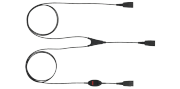 Jabra製 電話機用ヘッドセット接続 Jabra Supervisor Cord 研修用アクセサリー モニタリングYコード(8800-02-01)