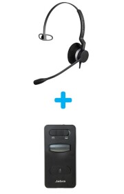 Jabra(ジャブラ)製　ヘッドセット・アンプ セット（電話機／PCソフトフォン用）Jabra BIZ 2300 Mono (2303-820-105) + Link 860 (860-09)