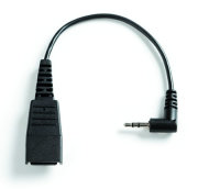 Jabra製 2.5mm 3極イヤホンマイク端子接続コード C25プラグコード(8800-00-46)