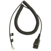 Jabra製　電話機向け業務用ヘッドセット接続カールコード(CC1)(8800-01-01)