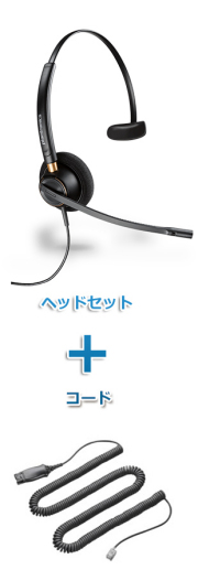 Plantronics（プラントロニクス）　HW510-72442-41　ヘッドセット(特定電話機用 HW510・HISケーブル 72442-41)