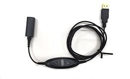 エンタープライズ製 ND-77S ヘッドセット接続コード（USB接続）　※メーカー独自配線