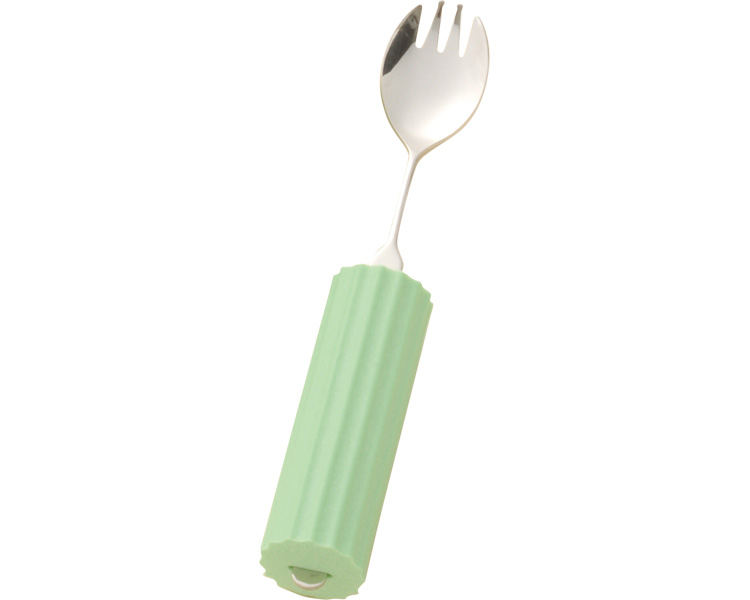 オールステンレスハンドル・シリコンスポンジ付 / N-6/SS-28　スプーン・フォーク兼用小