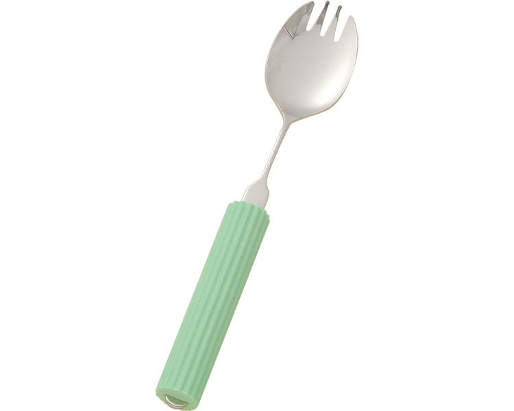 オールステンレスハンドル・シリコンスポンジ付 / N-3/SS-18　スプーン・フォーク兼用大