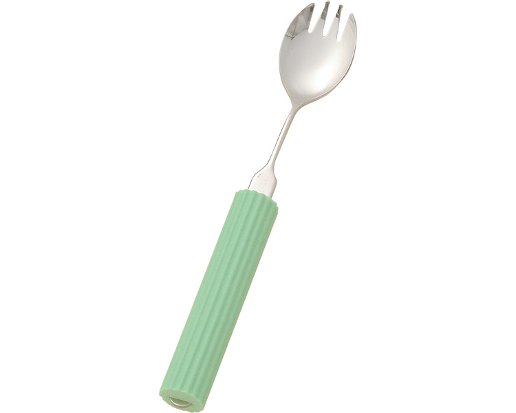 オールステンレスハンドル・シリコンスポンジ付 / N-6/SS-18　スプーン・フォーク兼用小