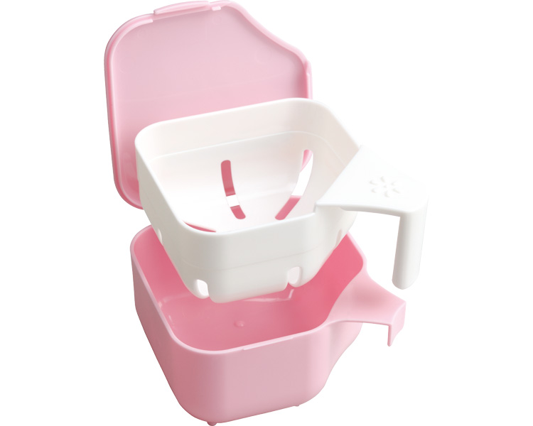 デントクリアカップ　入れ歯洗浄用 / 239-003990-00　ピンク