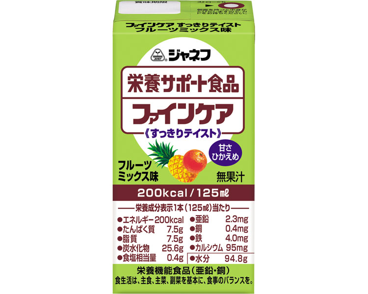 ジャネフ　ファインケア　すっきりテイスト　フルーツミックス味 / 12962　125mL