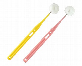 モアブラシ　2色1セット / イエロー＆ピンク各1本