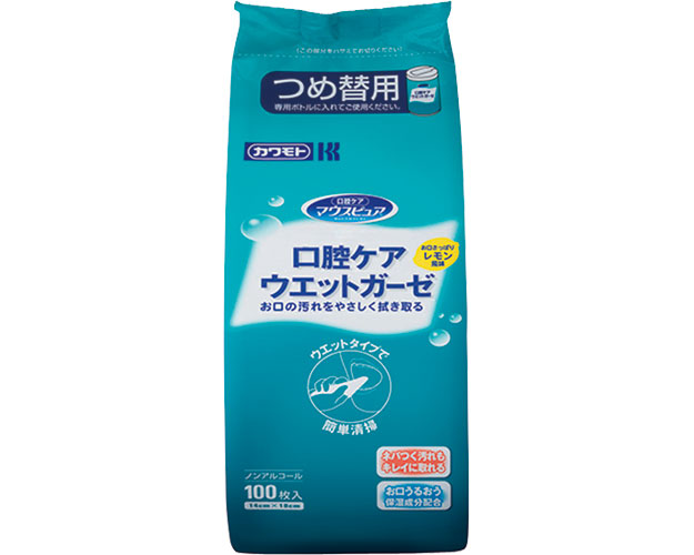 口腔ケアウエットガーゼ / 039-102451-00　100枚入　詰替用