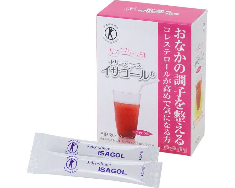 特定保健用食品　ゼリージュース　イサゴール　アセロラ味 / 6.0g×20本