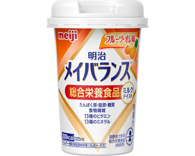明治　メイバランスMiniカップ　フルーツ・オレ味 / 1415017　125mL