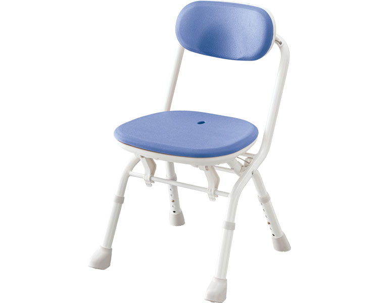 折りたたみ式 シャワーチェア 安寿　楽らく開閉シャワーベンチ　CN / 536-098　ブルー 高齢者・介護・アロン化成