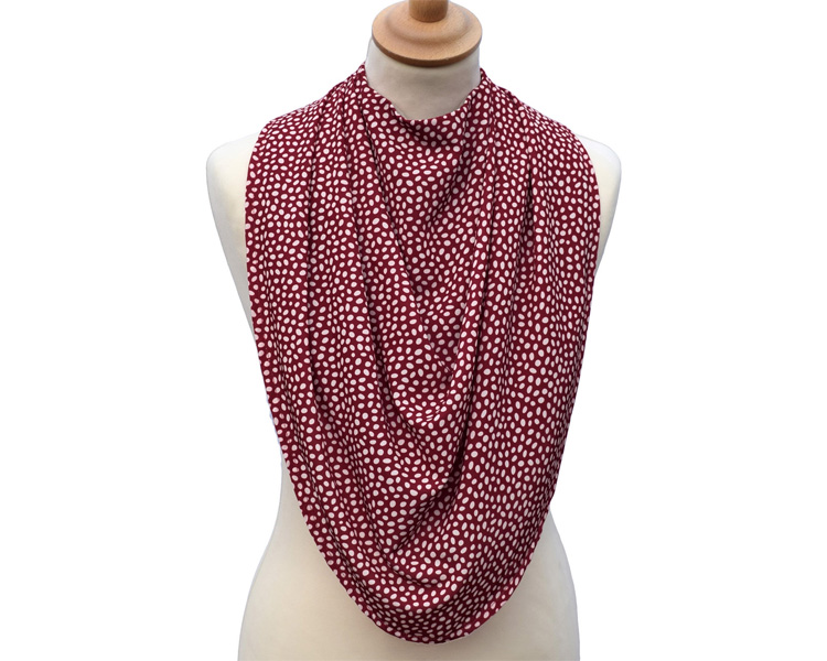 パシュミナ・ドレープエプロン / グレードット　フリー