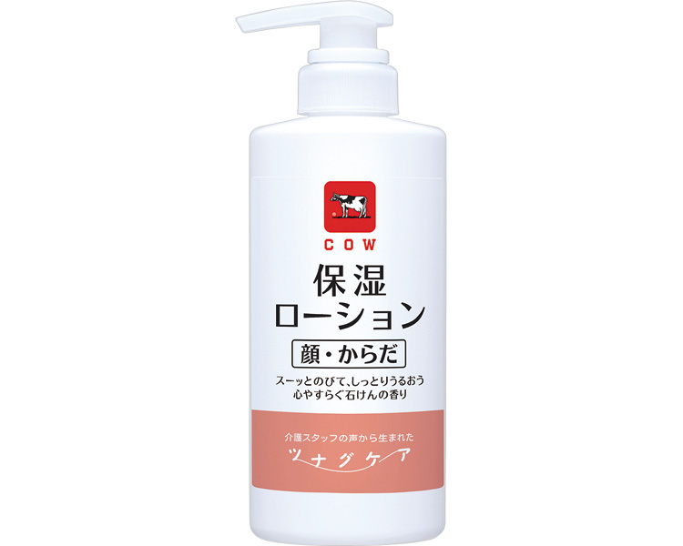 保湿剤 保湿剤 ツナグケア　保湿ローション（顔・からだ用） / 500mL　心やすらぐ石けんの香り 高齢者・介護・牛乳石鹸