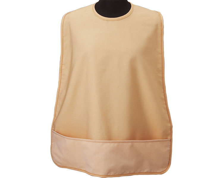 カラーデニム食事用エプロン / ２600　オレンジ