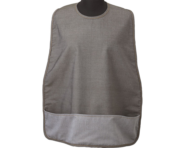 カラーデニム食事用エプロン / ２600　カーキ