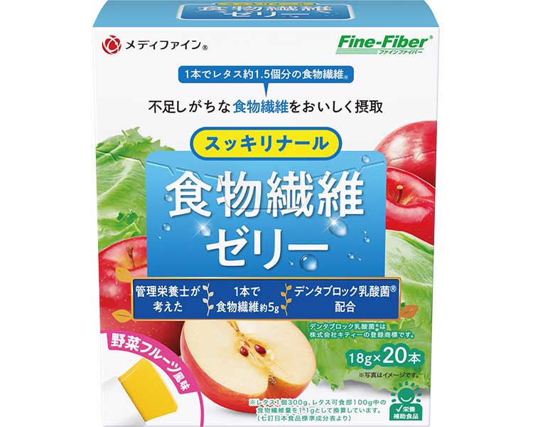 食物繊維ゼリー　野菜フルーツ味 / 18g×20本