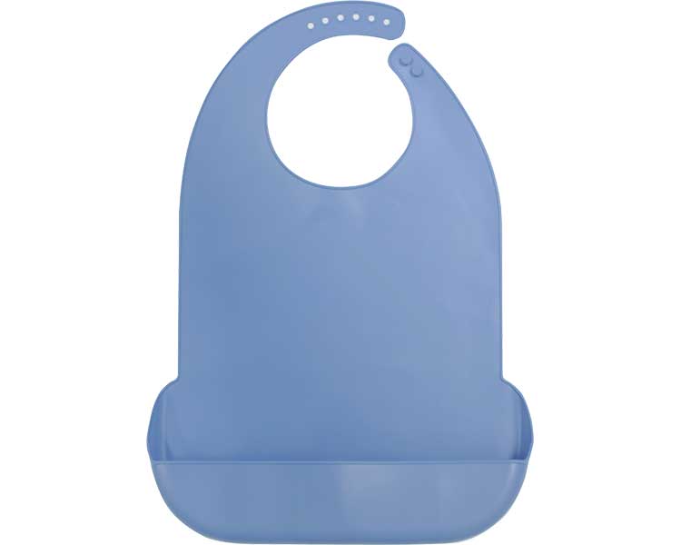 深型ポケット付　食事用エプロン / DSE-B　ブルー