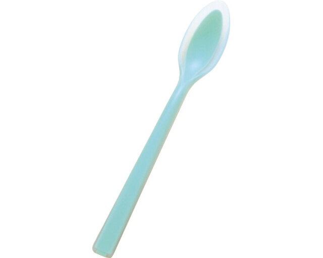 口あたりやさしいスプーン　一体深型・小 / KU-06　ブルー