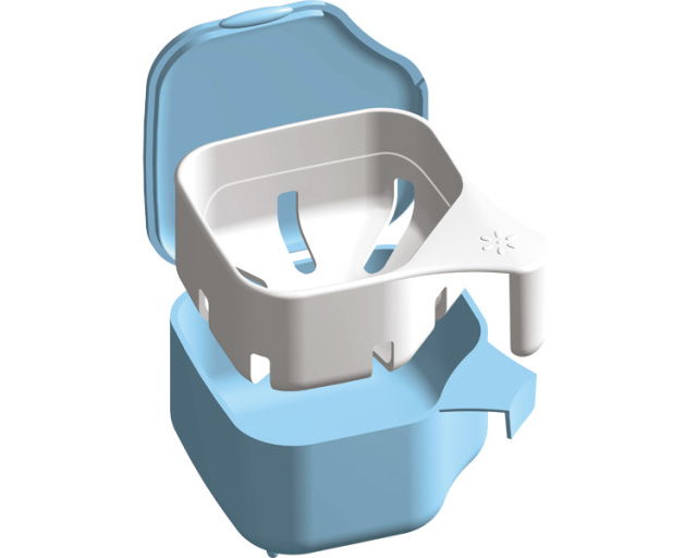 デントクリアカップ　入れ歯洗浄用 / 239-003980-00　ブルー