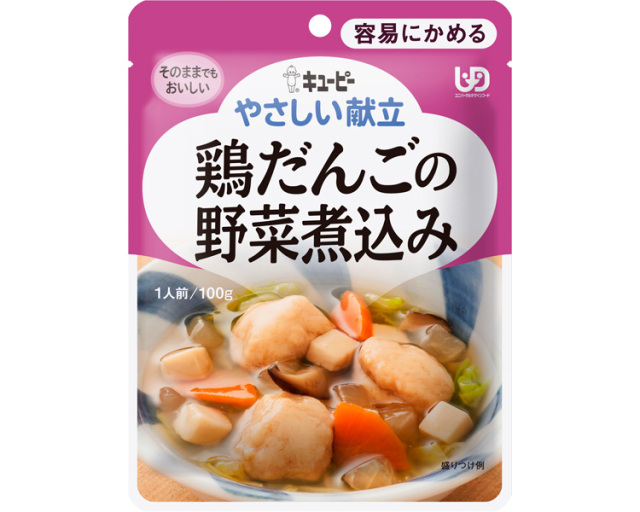 キューピーやさしい献立　Y1-4　鶏だんごの野菜煮込み / 18985　100g