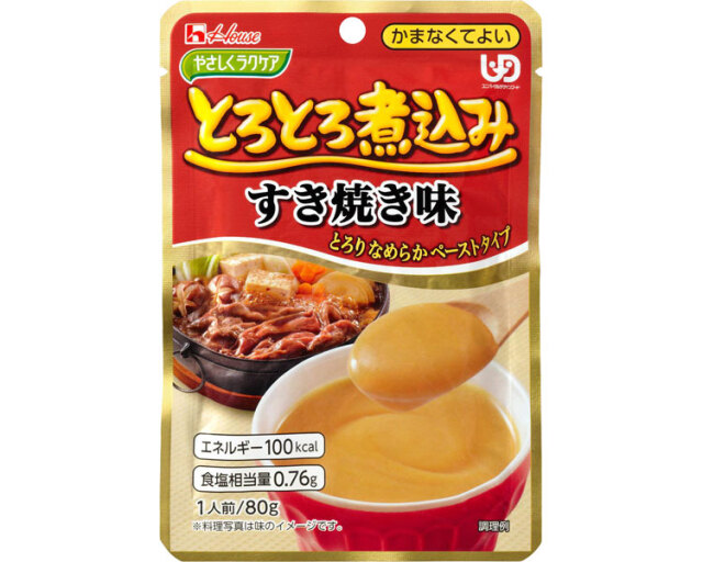 やさしくラクケア　とろとろ煮込み　すき焼き味 / 88390　80g