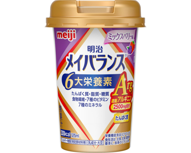明治　メイバランスArgMiniカップ　ミックスベリー味 / 125mL