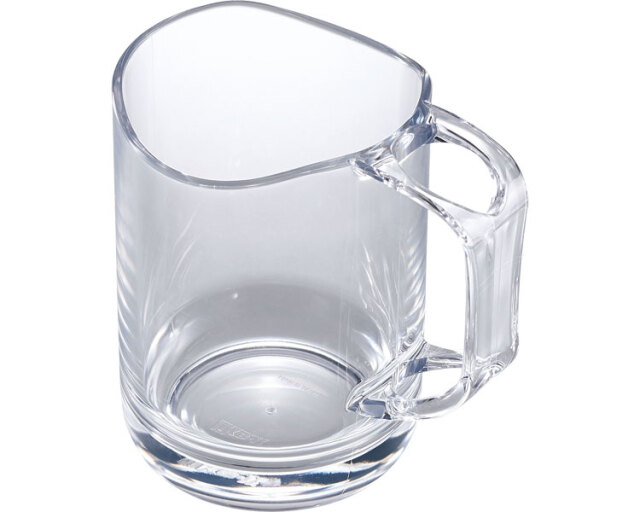 水が切れるスタンドマグ / クリア