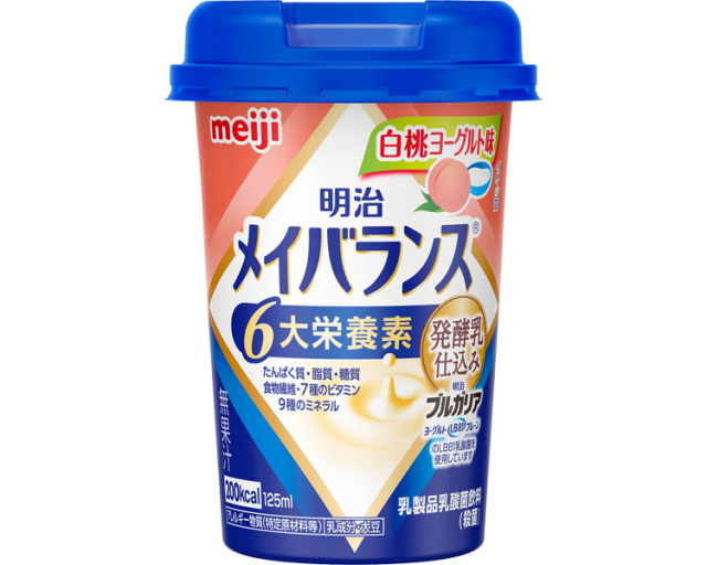 明治　メイバランスMiniカップ　白桃ヨーグルト味 / 1415456　125mL