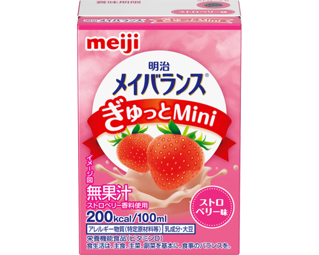 明治　メイバランスぎゅっとMini　ストロベリー味 / 1671013　100mL