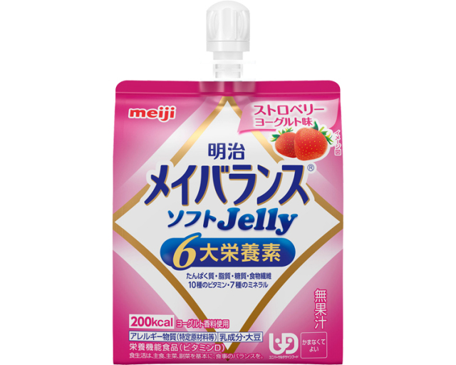 明治　メイバランスソフトJelly　ストロベリーヨーグルト味 / 1671333　125mL