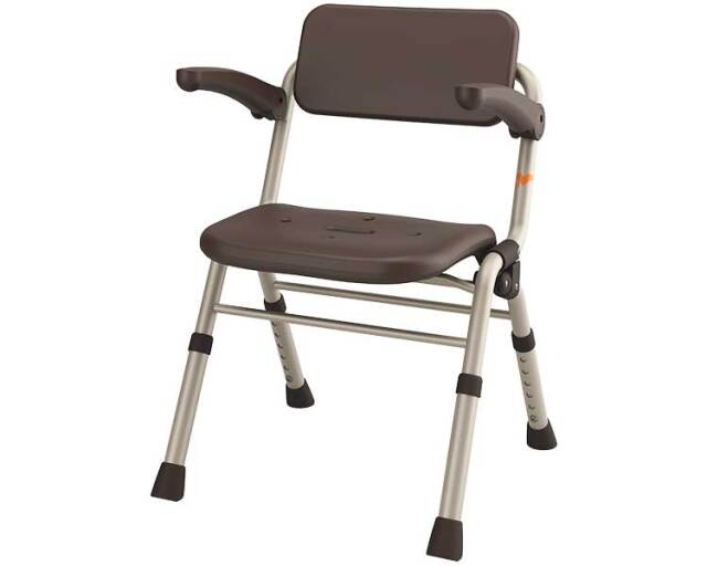 折りたたみ式 シャワーチェア シャワーチェアAirミドルSPワンタッチ　プレミアム / PN-L41841BR　モカブラウン 高齢者・介護・パナソニック エイジフリー