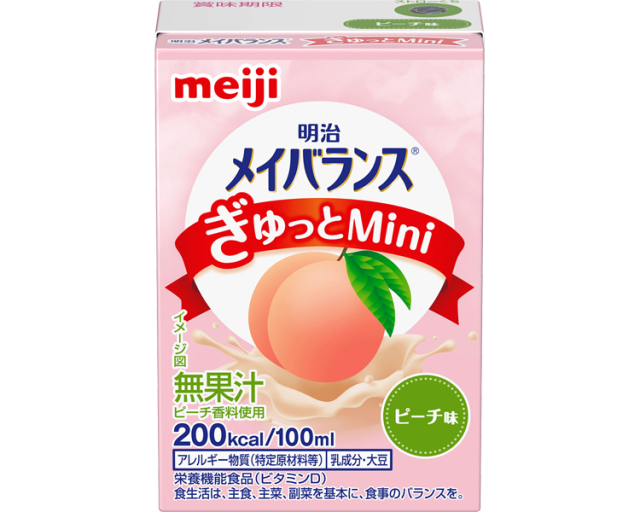明治　メイバランスぎゅっとMini　ピーチ味 / 100mL