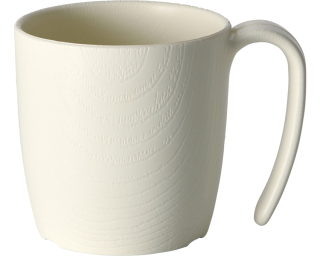 木目持ちやすいコップ / NMGS1HB　クリーム