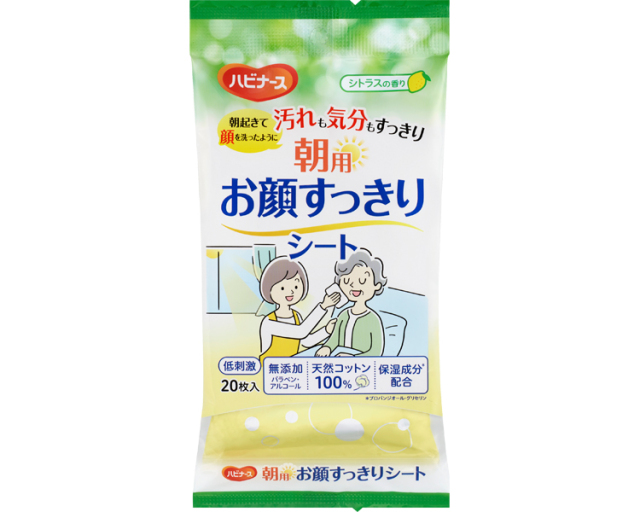 その他 清拭タオル 朝用お顔すっきりシート / 1039972　20枚入　シトラスの香り 高齢者・介護・ピジョン