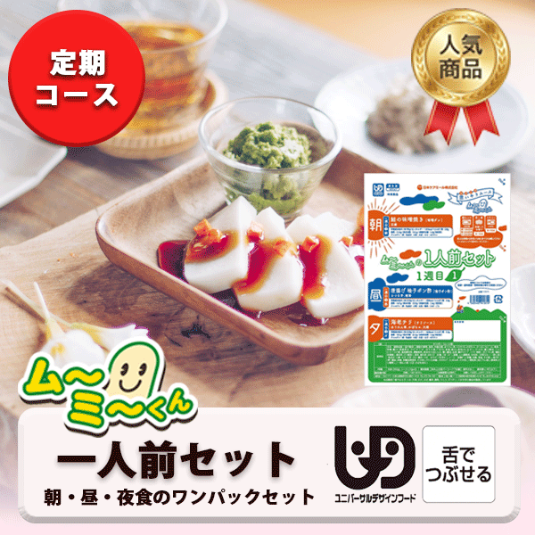 ムーミーくん 一人前セット 定期コース 日本ケアミール ムース食 嚥下食