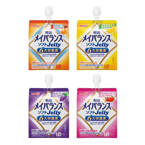 メイバランスソフトJelly　バラエティA / 明治　125mL　4種×6個
