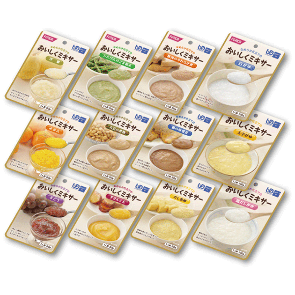 おいしくミキサー　おかゆ＆おかず＆デザートのセット / ホリカフーズ 各1P