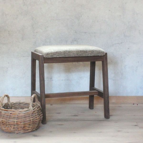 ファブリックスツール (無垢材×ファブリック)