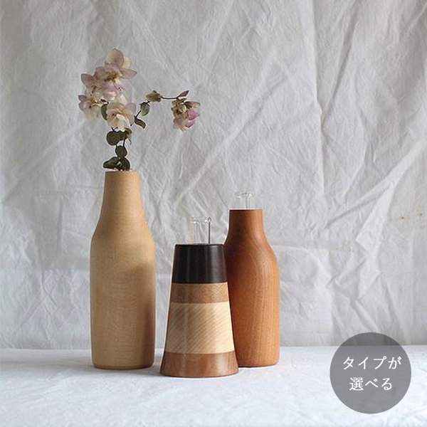 ろくろのフラワーベース