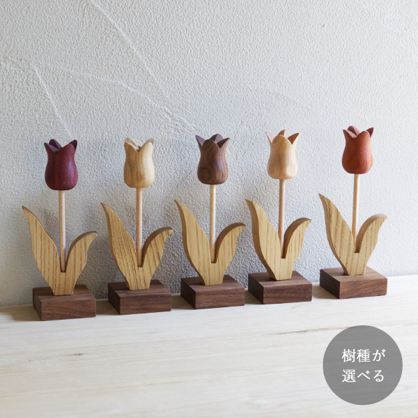 七宝　花絵　チューリップ　オブジェ　置物　インテリア　工芸品　美術品　A1705 チューリップ オブジェ